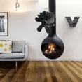 thumbnail image 2 of Multi Blade Fireplace Heat Powered - Log Wood Burner, 2 of 2