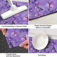 thumbnail image 3 of Purple Butterfly Pattern Kitchen Rug Mat,Kitchen Runner Rugs Non Skid Washable,Decorative Kitchen Floor Mats for Kitchen,Sink,Laundry,17"X47", 3 of 5