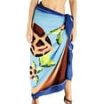 thumbnail image 2 of HAPPY BAY Women's Bikini Skirt Sarong Swimwear Swim Cover up Bathing suit Summer Wraps Swimsuit Beach Wrap Coverups for Women Beachwear One Size Water, Turtle, 2 of 4