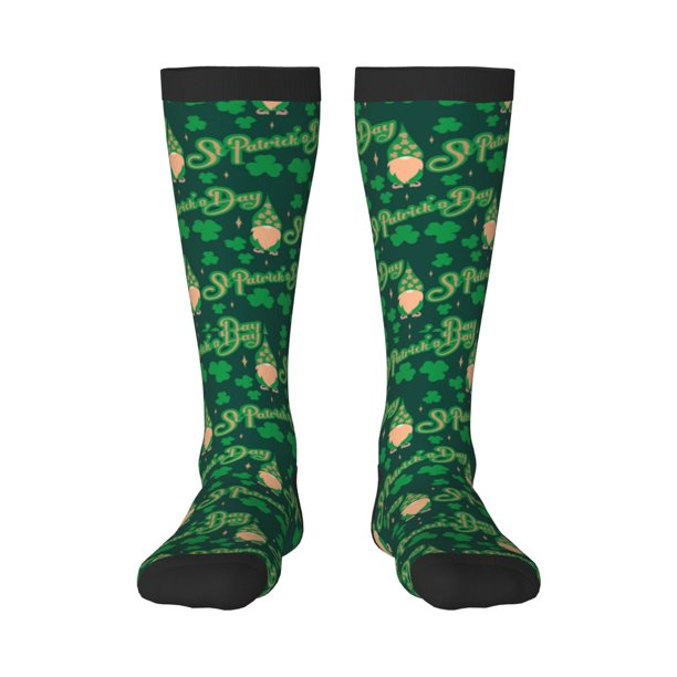 Balery St Patrick's Day9 Calcetines novedosos Calcetines deportivos Calcetines hasta la rodilla Calcetines de algodón Calcetines originales y geniales