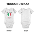 thumbnail image 3 of Everyone Loves an Italian Girl Cute Baby Bodysuits (White, 12-18 Months), 3 of 5