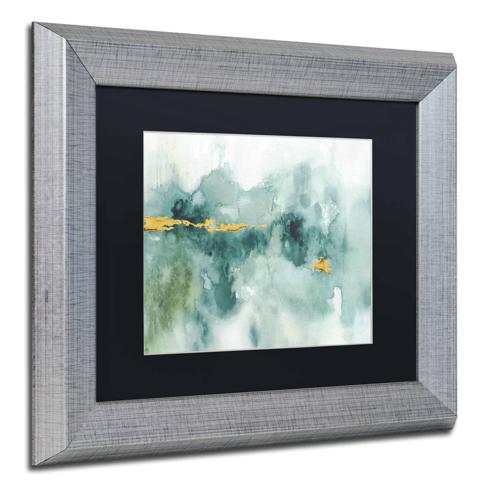 Lisa Audit 'Greenhouse Abstract I' Matted Framed Art