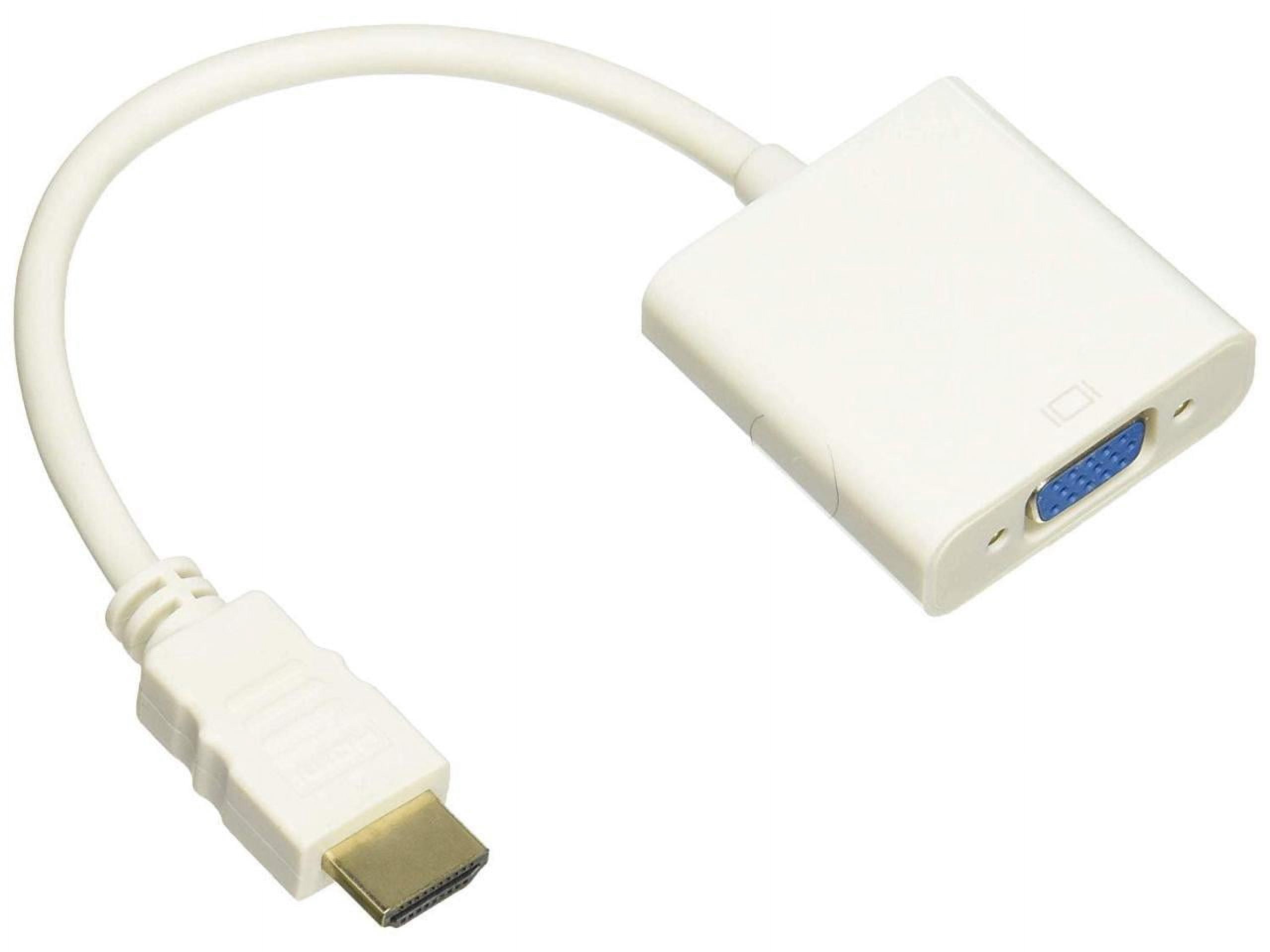 HDMI MALE TO VGA FEMALE M/F ADAPTER CABLE WITH AUDIO AND POWER
