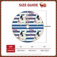 thumbnail image 2 of Sikiie Bulldog Friend Nativity Christmas Tree Skirt, Jesus Christian Winter Holiday Tree Mat Decoration(30-48IN)48", 2 of 6