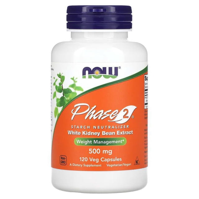 NOW FOODS PHASE 2 NEUTRALIZADOR ALMIDON 500MG 120VCAPS