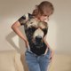 thumbnail image 3 of Fotbe Urban Bear With Headphones Body de Mujer con Cuello Redondo y Mangas Cortas, Sin Mangas Ajustado, Suave, Cómodo y Básico-Small, 3 of 7