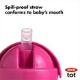 thumbnail image 3 of OXO Tot Transitions Straw Cup With Removable Handles 6 Oz - 2 Pack - Pink, 3 of 6