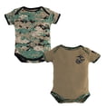 thumbnail image 1 of Trooper Clothing 2 Pack Marine Woodland/Coyote Bodysuit (6-9), 1 of 1