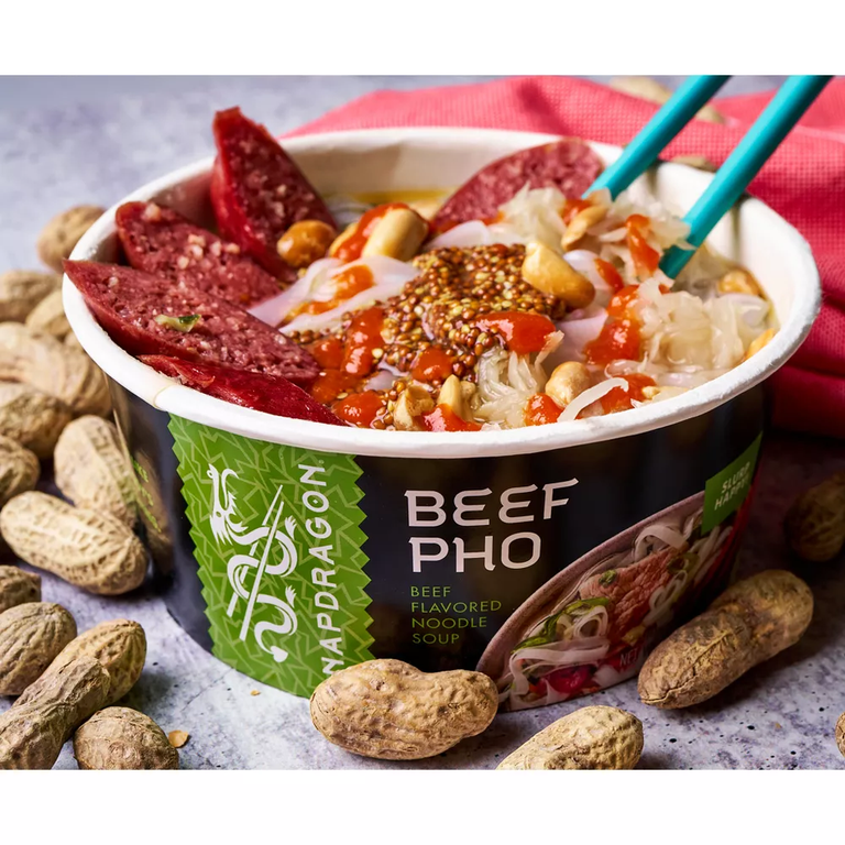 THE ORIGIN ATBO トレカ ペ ヒョンジュン 3 ラウンド 4 pack) Snapdragon Beef Pho, Beef Flavored Noodle Soup, Slurp