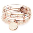 thumbnail image 5 of Alex and Ani Endless Love Set of Five Bangle Bracelets - Shiny Rose Gold Finish, 5 of 5