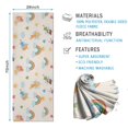 thumbnail image 2 of Pastel Fairy Rainbow Pattern Hot Yoga Mat Towel Non Slip for Hot Yoga - Quick-Drying Yoga Mat Cover with 4 Corner Pockets with Travel Bag - Hot Yoga Towel Non Slip 74"x26", 2 of 6