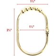 thumbnail image 3 of Ganchos anchos para anillos de cortina de ducha, acero inoxidable, juego de 12, 3 of 8