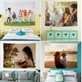thumbnail image 6 of Custom Tapestry, Custom Backdrop, Customized Your Own Tapestry, with Photo Text Personalized Wall Blanket, for Room Decor Wedding Family Memorial Gift, 30x40inch/75x100cm, multicoloured, 6 of 6
