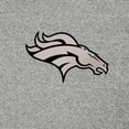 thumbnail image 2 of Men's Antigua  Heather Gray Denver Broncos Subtle Quarter-Zip Top, 2 of 2