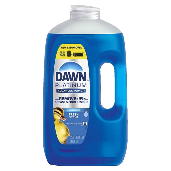 Dawn Platinum Advanced Power Dishwashing Liquid, 90 Fluid Ounce