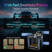 Flashforge AD5X 3D Printer, Multi-Color Printer for Beginners Home DIY, 1Count, 8.7 x 8.7 x 8.7
