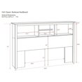 thumbnail image 4 of Wright Home Modern Full/Queen Wood Bookcase Headboard in Black, 4 of 4