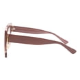 thumbnail image 4 of Reading Glasses Oversized Square Frame Over The Counter Dusty Rose Tortoise 2.5, 4 of 7