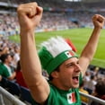 thumbnail image 4 of Sombrero mexicano con diadema peluda, diadema peluda verde, tocado para el cabello, disfraces mexicanos para mujeres, hombres, fiestas deportivas, gorra de fibra de poliéster, 4 of 6