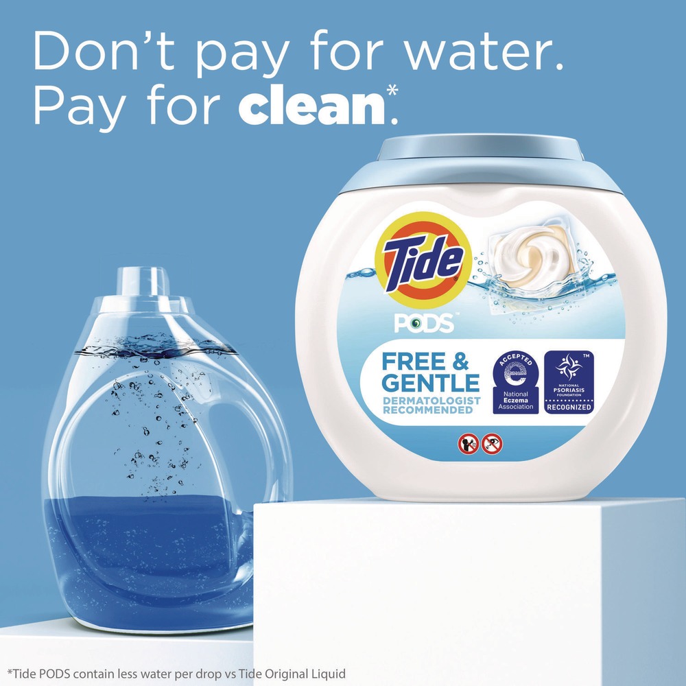 Tide Free & Gentle Laundry Detergent Pods, 76 Count photo 5