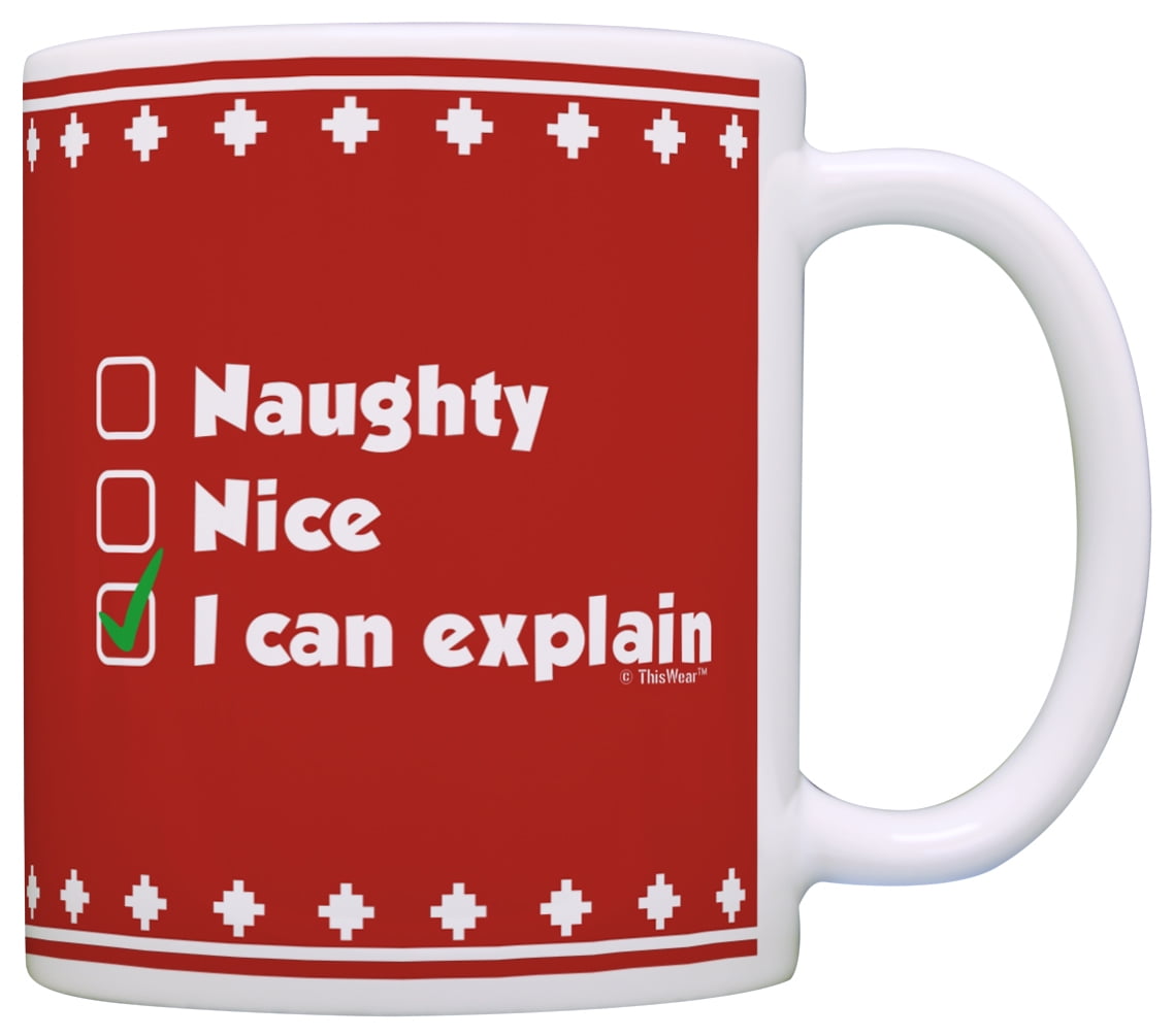 tacky christmas mug