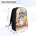thumbnail image 4 of Fotbe Hello Summer Cute Gnome Mochila de Viaje para Laptop, Mochila Ejecutiva Delgada y Resistente 15.6", 4 of 8