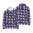 thumbnail image 6 of Bingfone flower Skull rose Men's Drawstring Hoodie Long Sleeve Pocket Sweatshirts-Large, 6 of 6