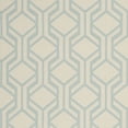 thumbnail image 4 of SAFAVIEH Courtyard Bristol Geometric Indoor/Outdoor Area Rug, Beige/Aqua, 6'7" x 9'6", 4 of 5