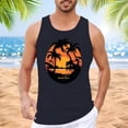 thumbnail image 3 of Beach Tank Top Men Summer Casual Coconut Tree Graphic Crewneck Sleeveless Shirt Beach Vacation Outfits, 3 of 5