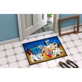 thumbnail image 2 of Carolines Treasures APH9058JMAT Dalmatians playing ball Door Mat Indoor Rug or Outdoor Welcome Mat 24x36 Doormat  36"L x, 2 of 4