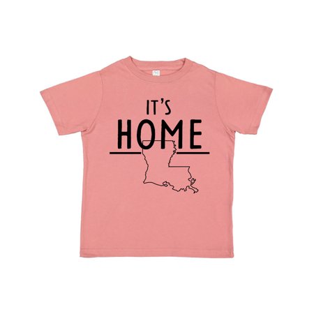 

Inktastic It s Home- State of Louisiana Outline Gift Toddler Boy or Toddler Girl T-Shirt