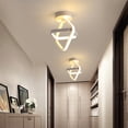 thumbnail image 4 of Luces de techo LED modernas Lámpara de pasillo Lámpara de pasillo para el porche de la escalera del hogar (B), 4 of 7