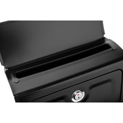 Architectural Mailboxes Sienna Locking Wall Mount Mailbox, Black, Medium