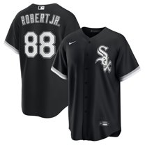 Men's Nike Luis Robert Jr. Black Chicago White Sox Alternate 2 Replica Jersey
