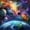 Purple Orange Teal, variant on Erosebridal Cosmic Planet Pattern Zipper Twin Comforter Sets with Fitted Sheet and 2 Pillowcases,Vibrant Nebula Galaxy Print Zipper Bedding Set,Purple Orange Teal,Black Reversible