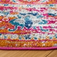 thumbnail image 3 of SAFAVIEH Madison Caden Oriental Area Rug, Fuchsia/Gold, 8' x 8' Round, 3 of 13