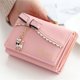 thumbnail image 2 of Cartera pequeña para mujer con colgante de gato lindo, tarjetero, organizador para niñas, bolsillo frontal, monedero de cuero (rosa) Sincero Electrónica, 2 of 5