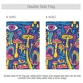 thumbnail image 3 of Mushrooms and Eyes Garden Flag Double Sided Outdoor Banners for Courtyard Outdoor Lawn Farmhouse Holiday Decorations, 3 of 5