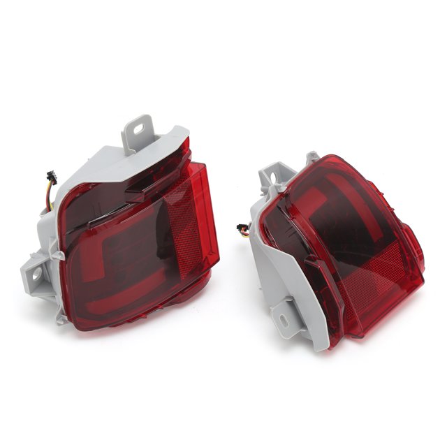Luz antiniebla trasera, 2 piezas de lámpara de freno de parachoques trasero de coche, piezas de automóvil, diseño exquisito