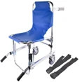thumbnail image 2 of Low Noise Aluminum Elderly Climbing Stair Chair Evacuation Transport Wheelchair with Brake Two Wheels Blue, 2 of 8