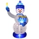 thumbnail image 5 of Muñeco de Nieve Inflable de Janucá Zion Judaica de 213 cm con Iluminación, 5 of 7