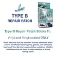 thumbnail image 4 of Tear-Aid Kit de Réparation de Vinyle Boîte Verte Type B, Pack de 2, 4 of 4