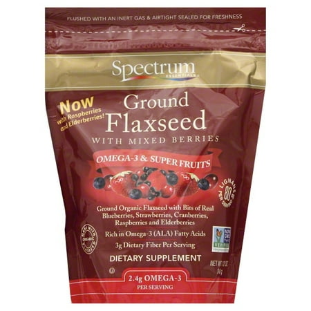 flaxseed berries spectrum essentials mixed oz ground