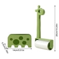 thumbnail image 2 of Giraffe Lint Roller with Base Functional Hair Remover Brush Cat Cleaning, 2 of 3