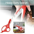 thumbnail image 1 of TIELUTT Purpose Kitchen Scissors 2 in 1 Wash Scissors with Brush Stainless Steel Heavy Clear for Cooking 2 Slice Toaster Cover Rooster and Table Cookware Rainbow Home and Kitchen Baking Steel Storage, 1 of 8