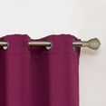 thumbnail image 3 of VCNY Home Neil Pink Solid Grommet Blackout Curtain Panel, 52" x 84", 3 of 5