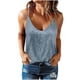 thumbnail image 3 of Jeans de tiro bajo,Blusa de lentejuelas, sin mangas, cuello redondo, 95 % poliéster, 5 % elastano, ropa informal para mujer, sopatenor, 3 of 9