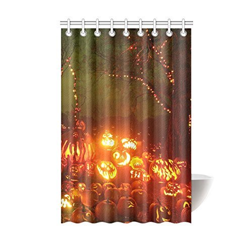 ABPHQTO Cortina de ducha de Halloween Cortina de ducha impermeable 120x180 cm