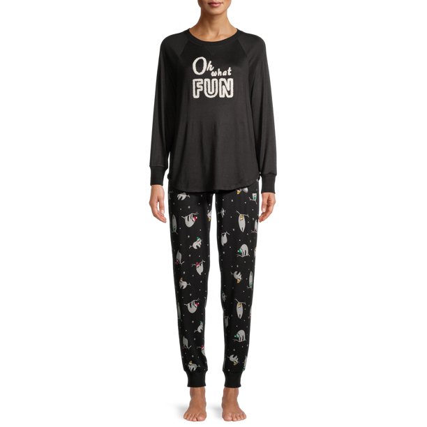 secret treasures women's and women's plus hacci pajama joggers