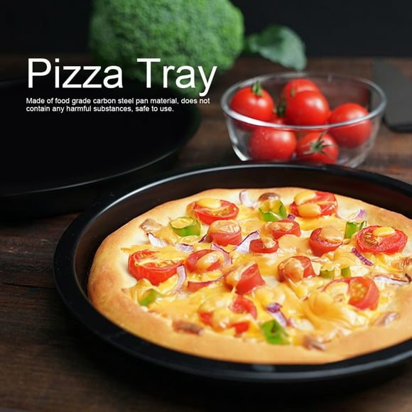 Kitchen Pizza Tray Classic Nonstick Bakeware Pizza Tray, Pizza Pan, Carbon Steel Pizza Tray for Home